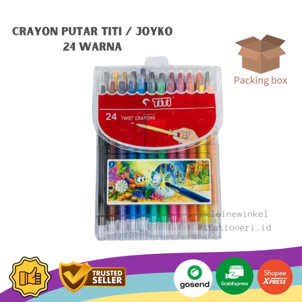 

Crayon Putar TITI JOYKO 24 Warna