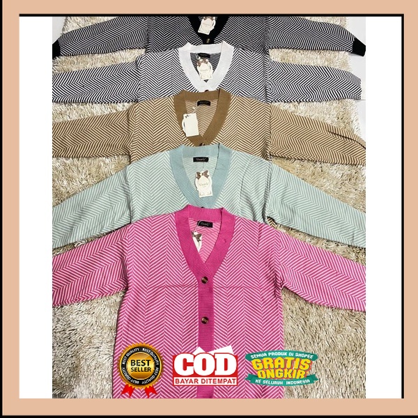 Olin cardigan vivorie premium/sweater vivorie premium//BAJU KEREN MODEL BARU / HARBOLNAS / PROMO 12.