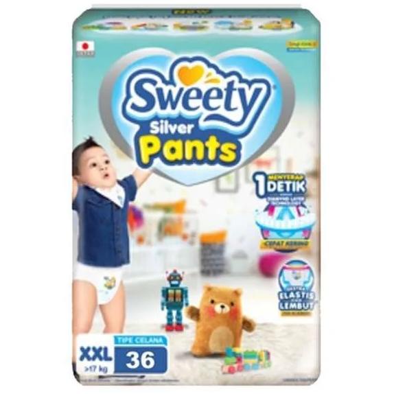 BIG SALE 12.12 Pispot Anak /Toilet Duduk Anak/ Training Potty Closet Anak Sweety Silver Xxl 36 Pcs P