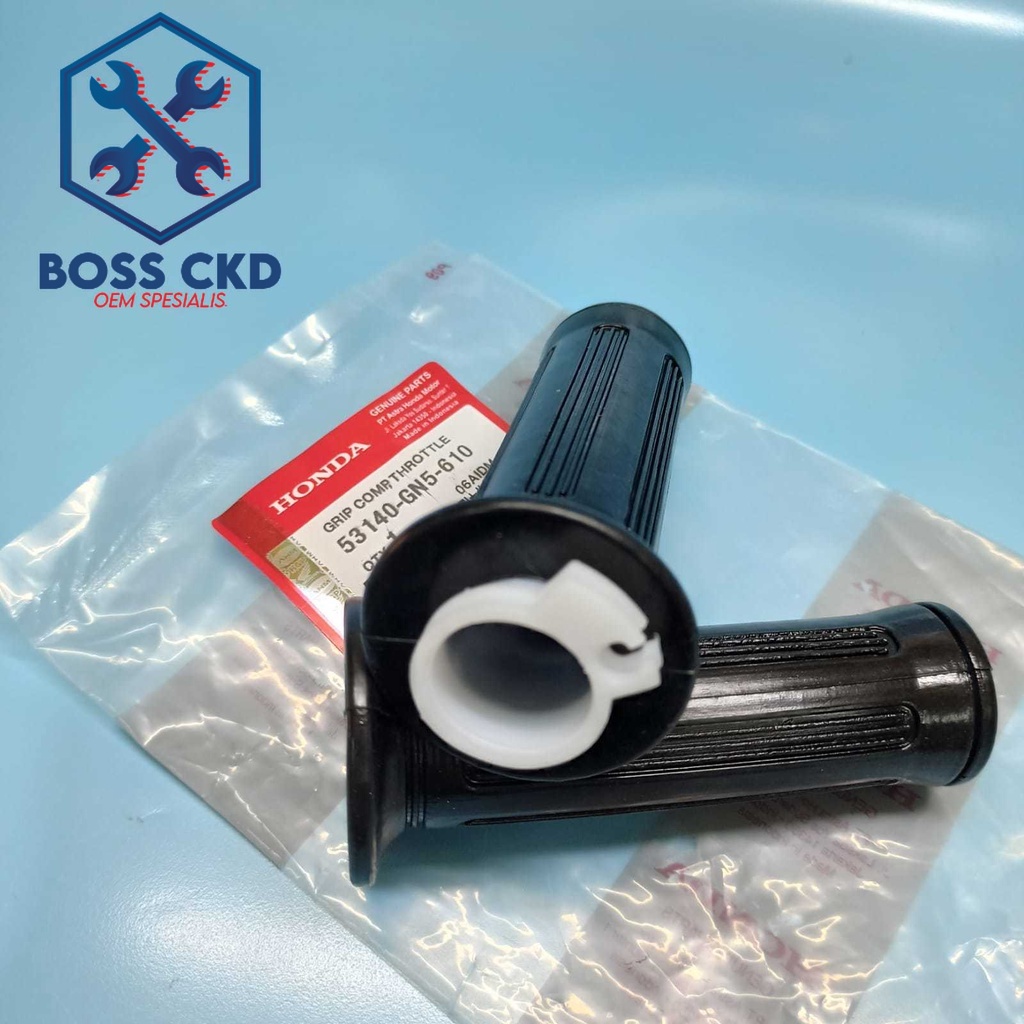 BIG PROMO Hand Grip Handfat Karet Stang Handgrip Assy Motor Honda Astrea Grand Legenda Supra Supra