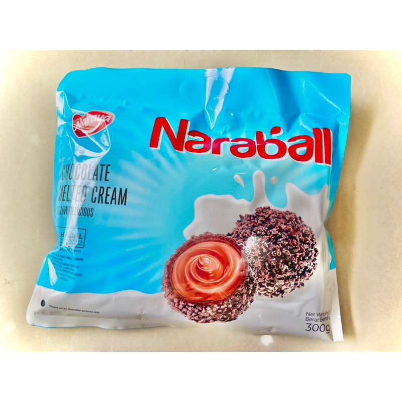 

Wafer Salit Kukis Rasa Cokelat NARABALL Chocolate Melted Cream Mellow Delicious 300g