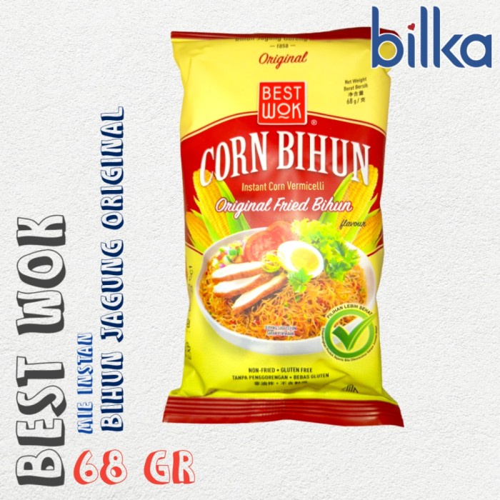 

BEST WOK Bihun Jagung Original 68gr