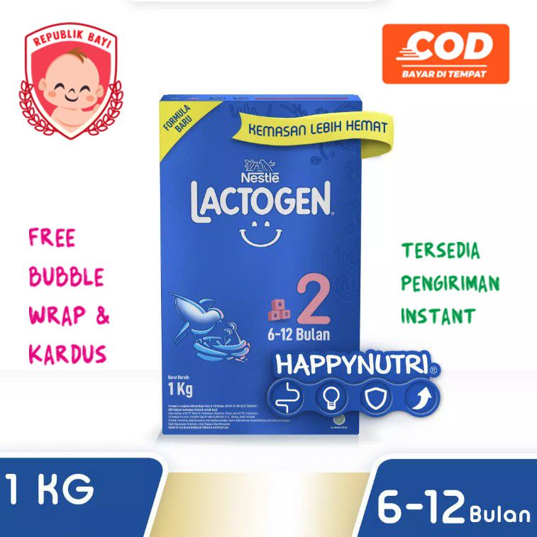 Lactogen 2 (6-12 Bulan) 1000gr 1kg Susu Formula Bayi Murah