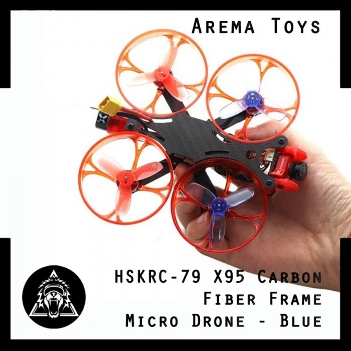 HSKRC-79 X95 95mm 2inch Carbon Fiber Frame Kit Micro Drone Arm 2mm