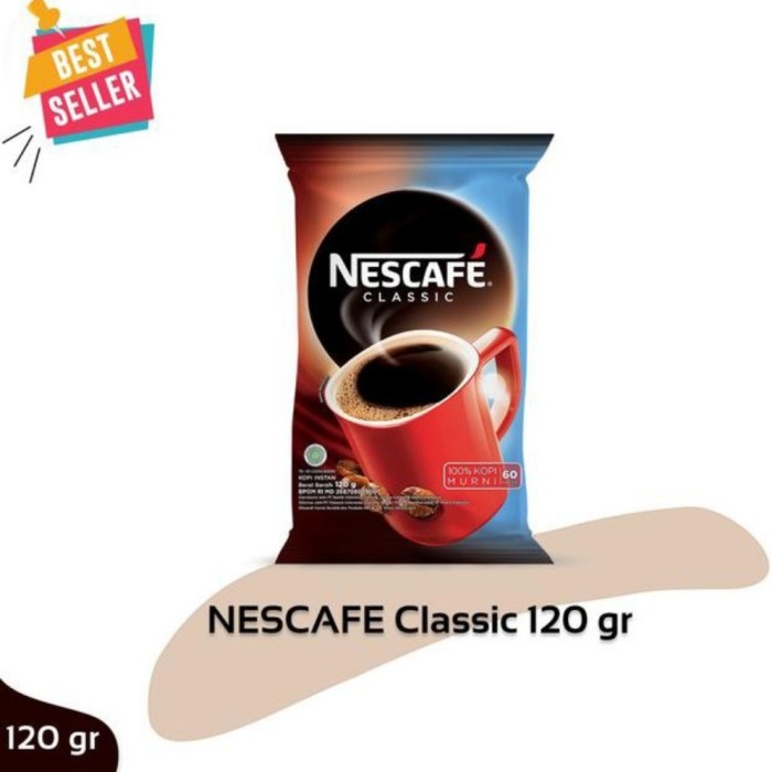 

nescafe clasic vending 120gr Pouch Besar Buat 60Cangkir