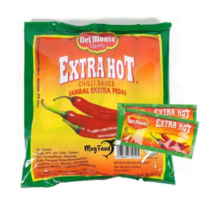 

Del Monte Saus Sambal Extra Hot Sachet 24 x 8gr