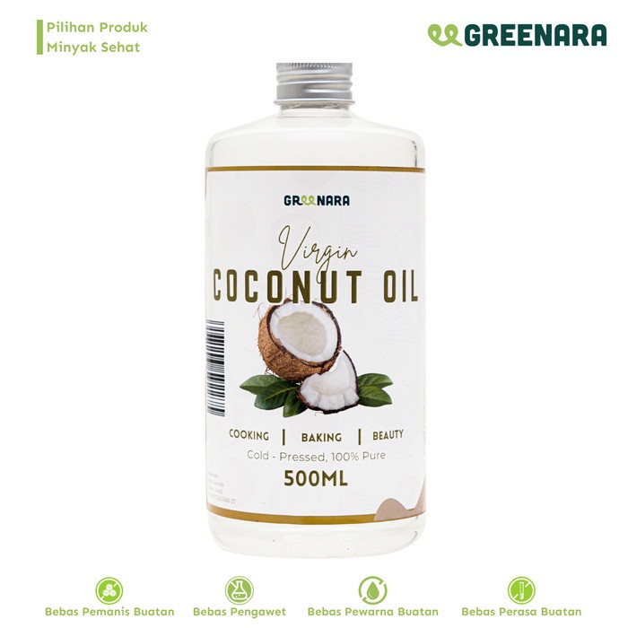 

[KUALITAS PREMIUM] Virgin Coconut Oil VCO 500ml / Minyak Kelapa Termurah