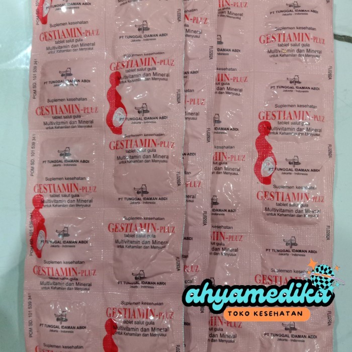 (BISA COD)- gestiamin pluz nutrisi ibu hamil -ORIGINAL