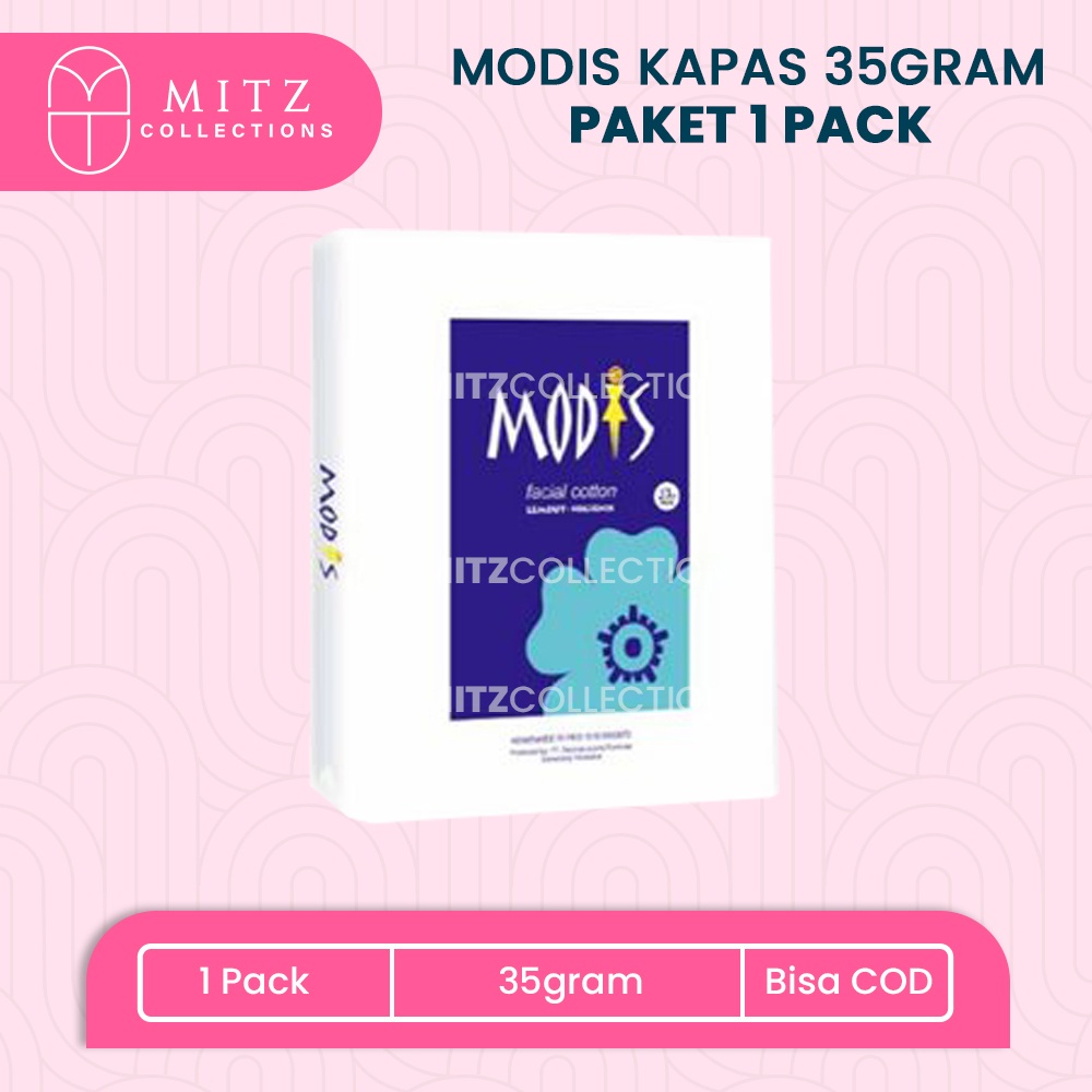 Kapas Modis 35gr Modis Kapas Kecantikan KAPAS WAJAH Modis Facial Cotton Kapas Pembersih wajah Kapas 