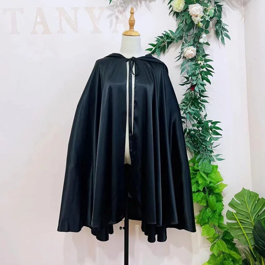 Cape Hoodie/outer satin BY IZAH OFFICIAL -ZH121
