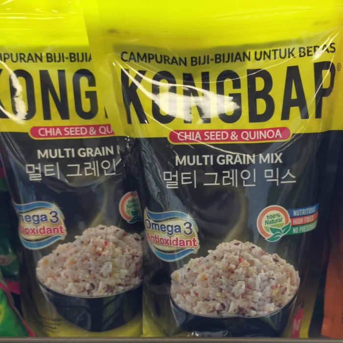 

KONGBAP MULTIGRAIN MIX CHIA SEED QUINOA 1kG rice grain