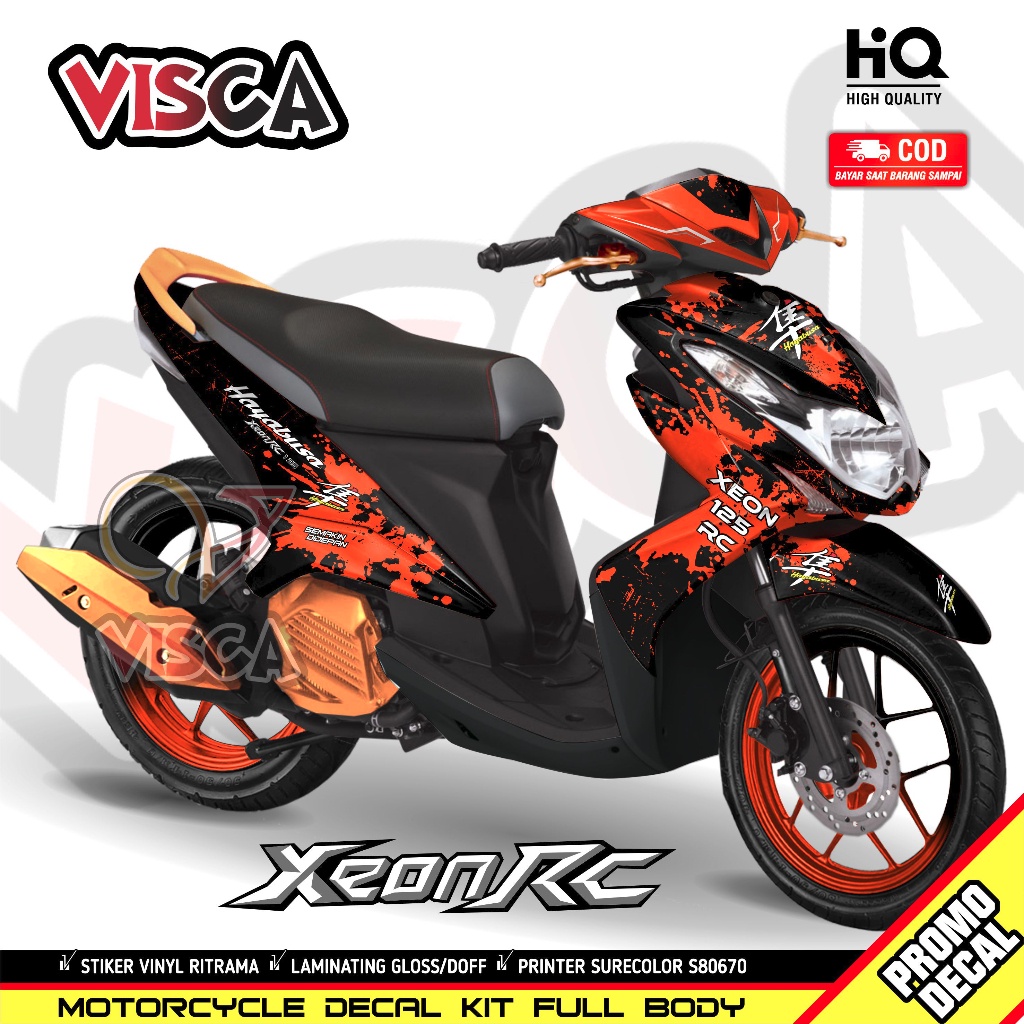 Decal Xeon Rc Karbu Full Body Stiker Xeon Rc Karbu Full Body Striping Xeon Karbu Variasi Decal