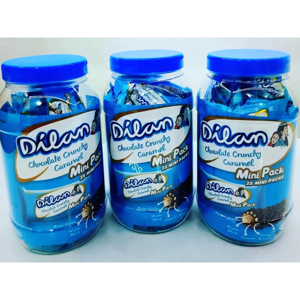 

( Ready Stok Exp. 12/25 ) Dilan Chocolate Crunchy Caramel - 1 TOPLES Netto 9.5gr isi 25 pcs