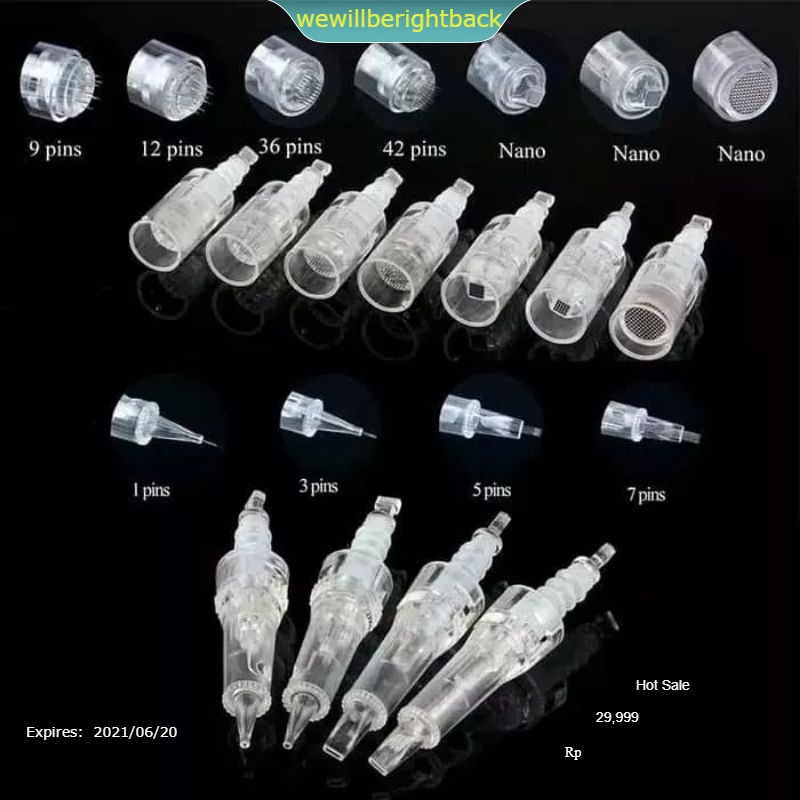jarum dr pen A10 needle jarum drpen a10 12pin 36pin nano bb glow bopeng prp A