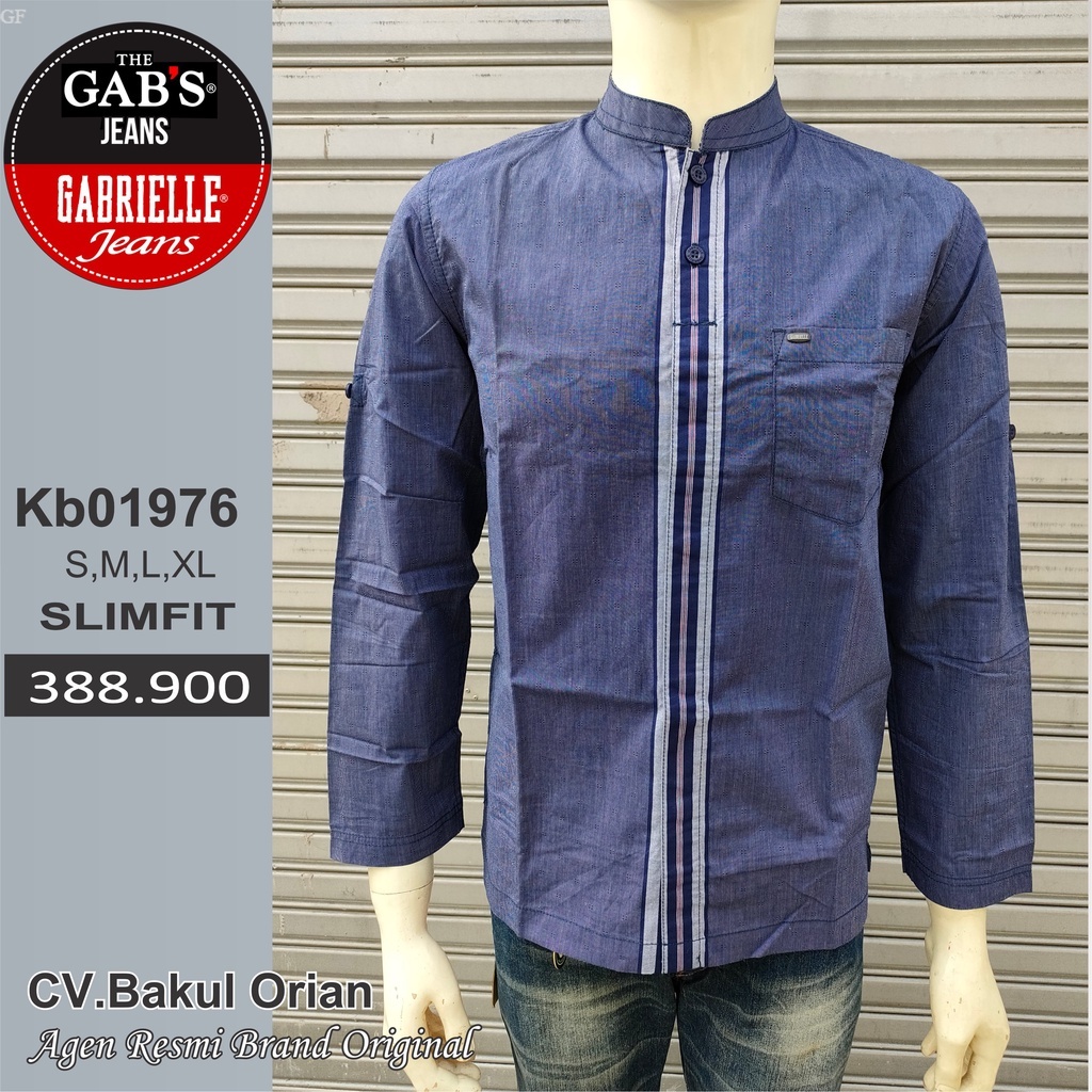 Baju Koko Kemeja Pria Gabrielle Gab's Original - KB01976 GF