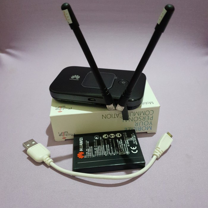 Modem wifi huawei E5577 4G LTE MAX 2 batt 3000 mAh - plus antena
