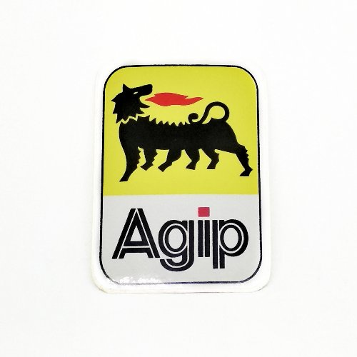 stiker sticker Agip oil bahan GrafTac Permanent