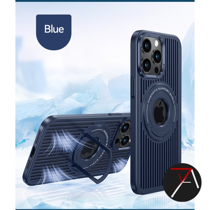 Original Cover Case Hp Iphone 12 Pro Max 12ProMax Magsafe Slim Hard  Ring Stand CARRA