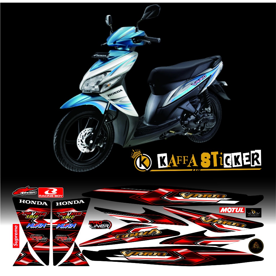 VARIASI Striping Vario 110 Karbu Cw - Striping Variasi List Vario 110 Karbu Cw VARIASI