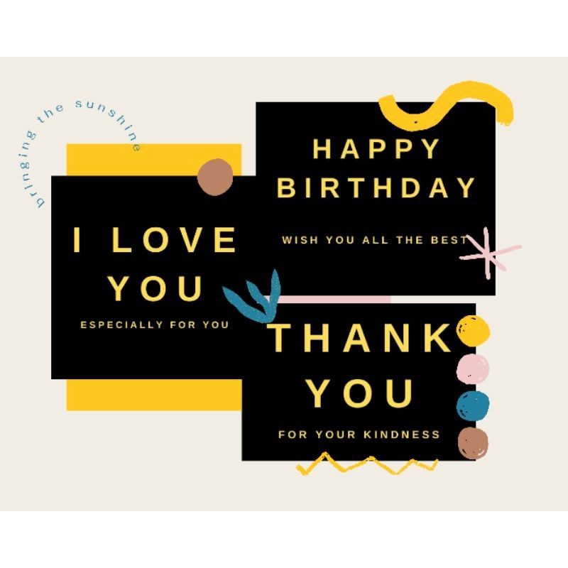 

STICKER KRAFT 4x4 cm | STIKER (4pcs/3pcs)