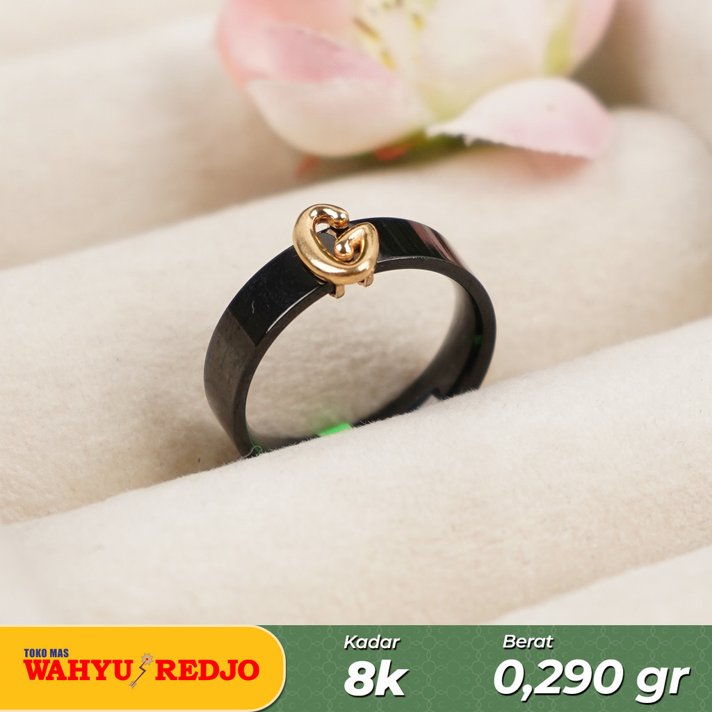 CINCIN KERAMIK EMAS 8K POLOS WAHYU REDJO