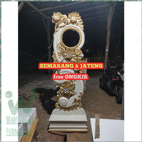 lemari jam hias duco