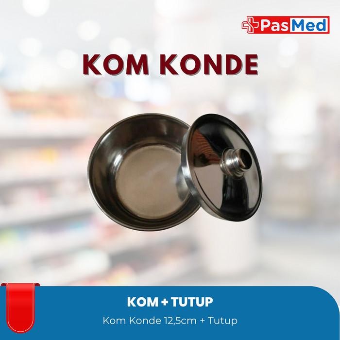 KOM TUTUP 13 CM / Sponge Bowl Stainless Steel / Wash Bowl Medis