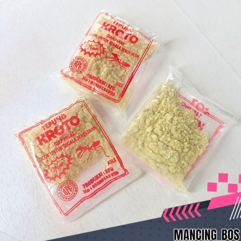 TEPUNG KROTO SUPER ASLI BFG - UMPAN PANCING