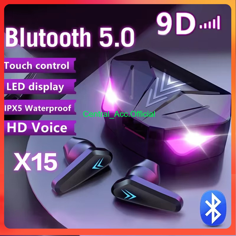 HF BLUETOOTH TWS GAMING / EARHPHON TWS GAMING X15