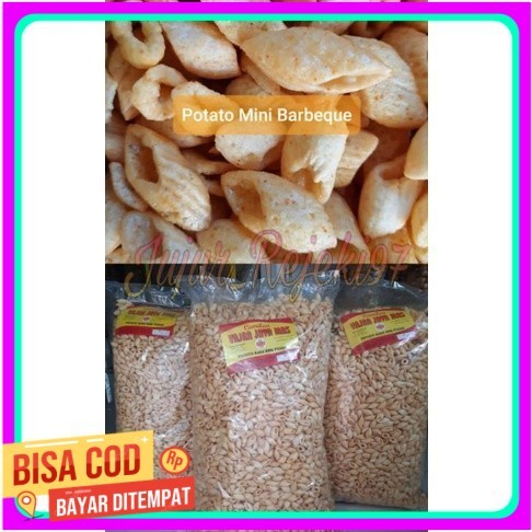 

Potato mini BBQ kemasan 1 kilogram snack kiloan