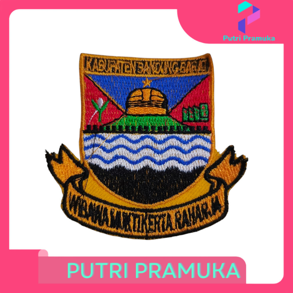 Bet Atribut Bordir PNS Logo Kab Bandung Barat