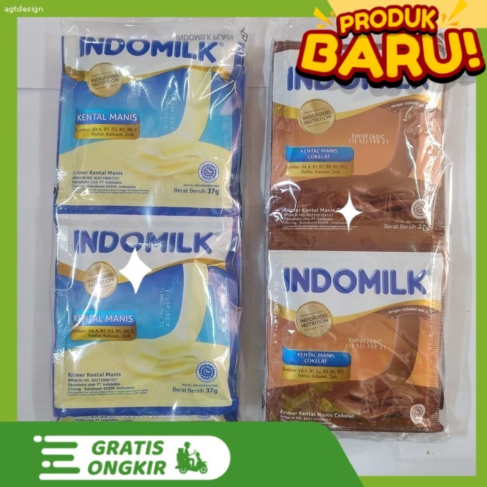 

PAKET MURAH 8 PCS Indomilk Susu Kental Manis Choco Saset (6x37g)