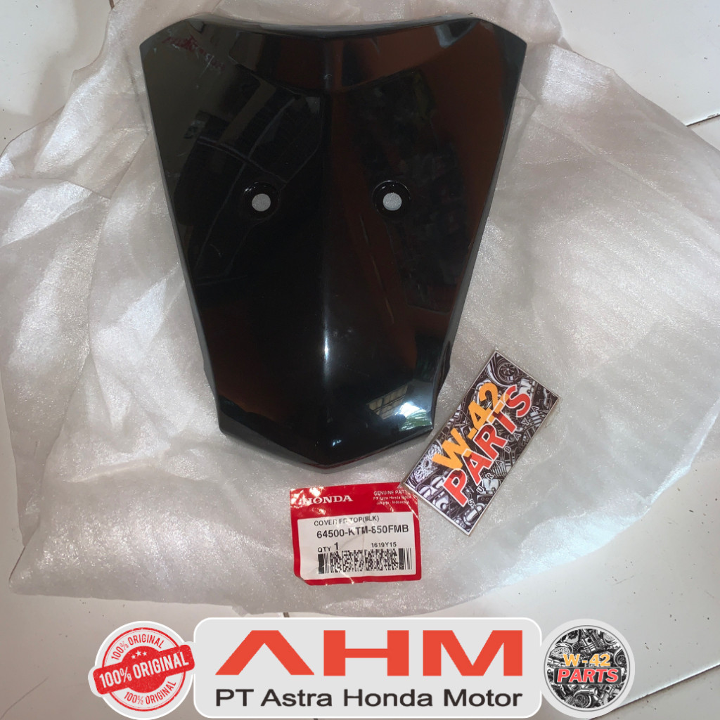 COVER TAMENG DEPAN DASI SUPRA X 125 64500 KTM 850FMB COVER FR TOP (BLK) ORIGINAL AHM