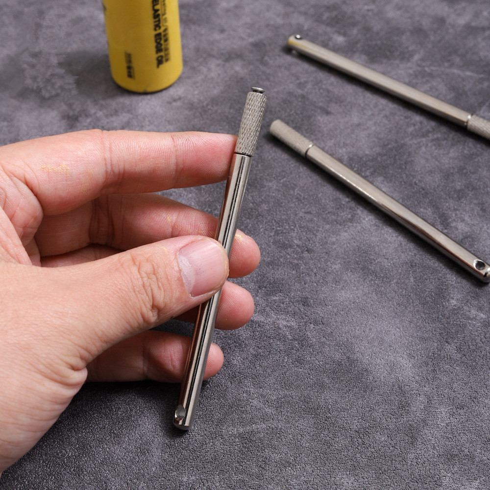 

DIY Leathercraft Side Oil Paint Roller Applicator Leather Dye Painting Tool Leather Edge Oil Pen