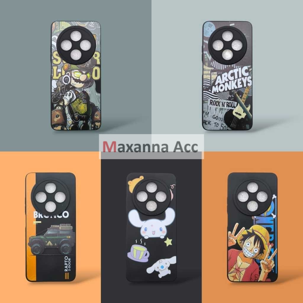 [MAXANNA] [ VIVO X50 ] SOFT CASE BIG EYE CORAK PRO CAMERA MOTIF LUFFY CINNAMOROLL LOPPY