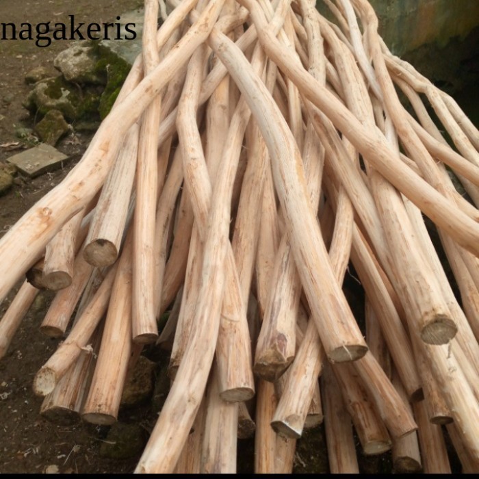 Ranting kayu jati panjang 100cm - Ranting kayu macrame - ranting jati FNX2