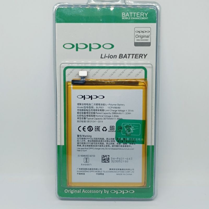 BATERAI BATRE OPPO F1S A1601 BLP601 ORIGNAL PABRIK