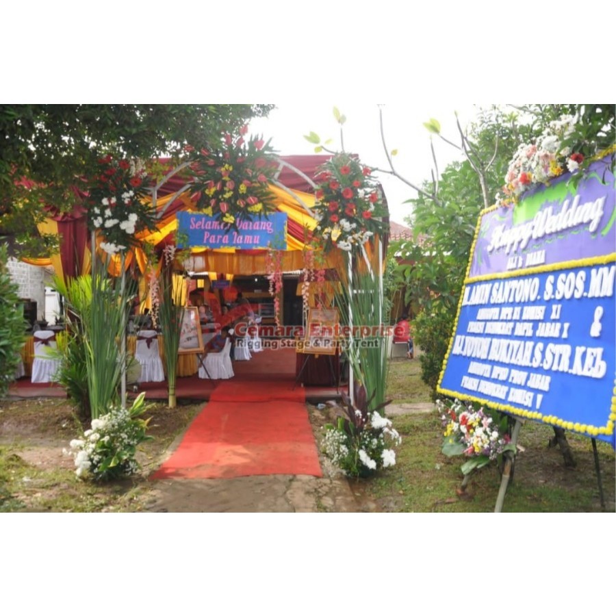jual tenda hajatan, tenda acara, tenda weeding