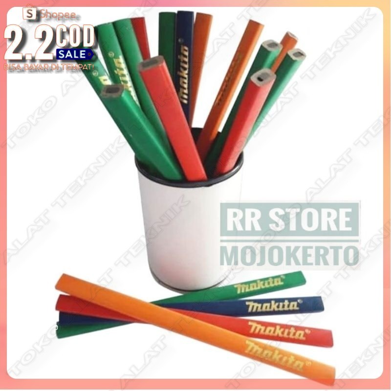 

[ Baru.!! ] PENSIL TUKANG MERK MAKITA ORIGINAL