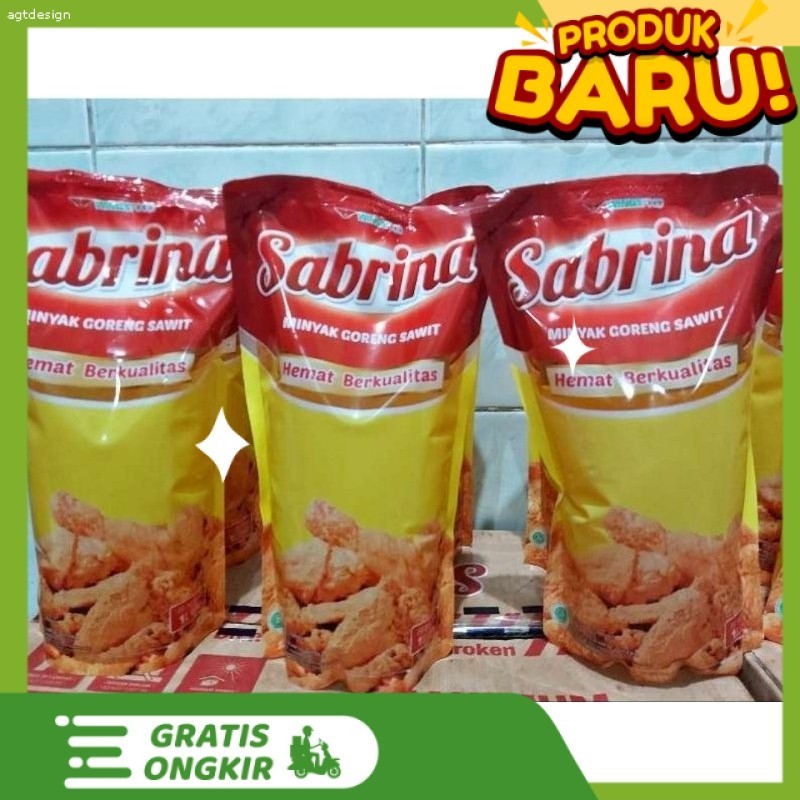 

PAKET MURAH 2 PCS Minyak Goreng Sabrina Pouch 1L