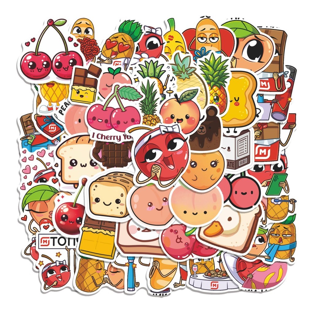 

COD 50 Pcs Stiker MAGNIT WITH LOVE Lucu Anti Air Untuk Dekorasi Notebook Sepeda Skateboard Handphone