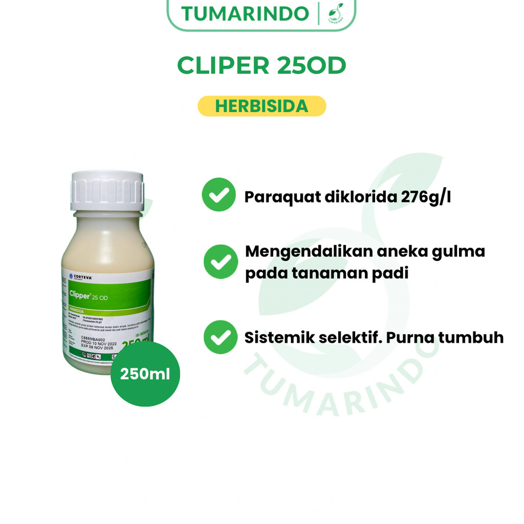 Cliper 25OD 250ml Herbisida Selektif Untuk Tanaman Padi