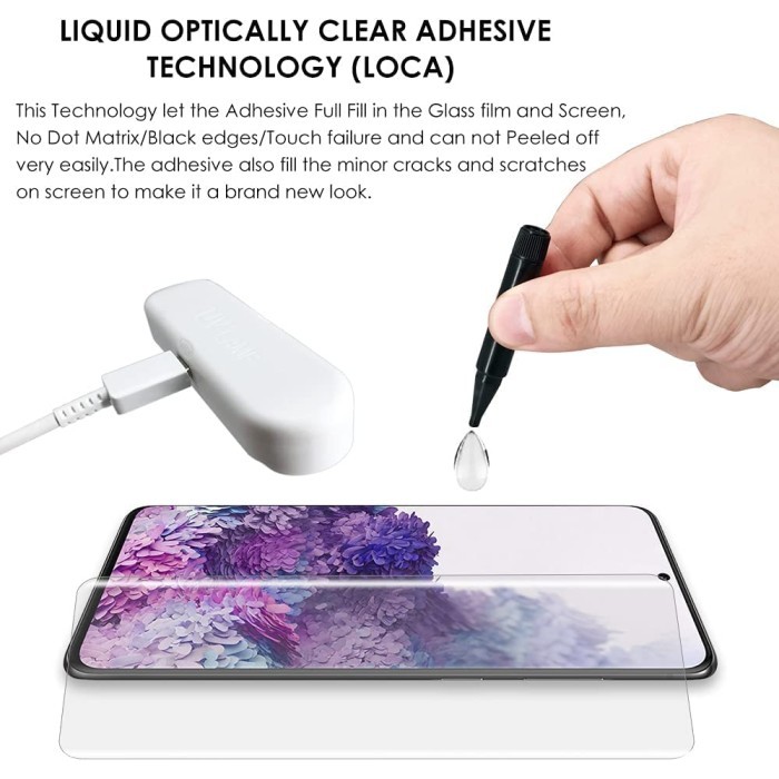 UV Liquid Tempered Glass Itel S23 Plus S25 Ultra Tempered Spy/Clear Glass Curved