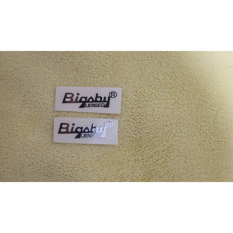 

Two sets of BIGSBY LIENSED metal stickers, in stock, fast delivery