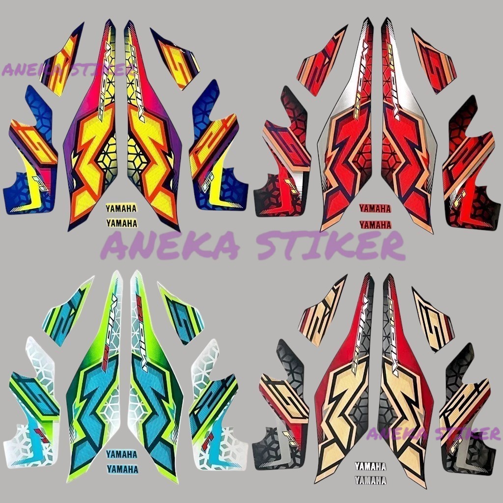 Striping stiker polet motor yamaha Mio m3 125 mio125 2024 Fullset list stiker motor standar TERBAIK