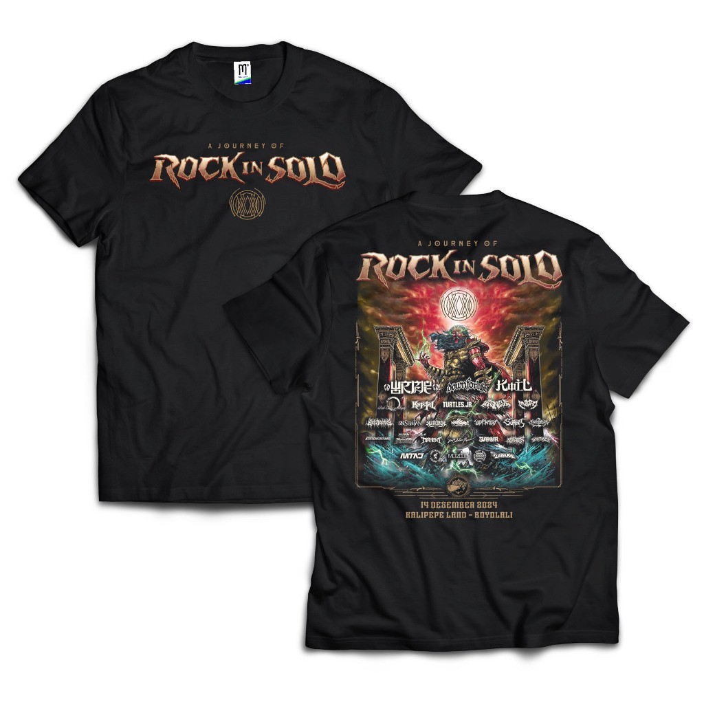 T shirt Kaos ROCK IN SOLO XX | ROCK IN SOLO | Kaos band | Kaos metal | Kaos bootlag