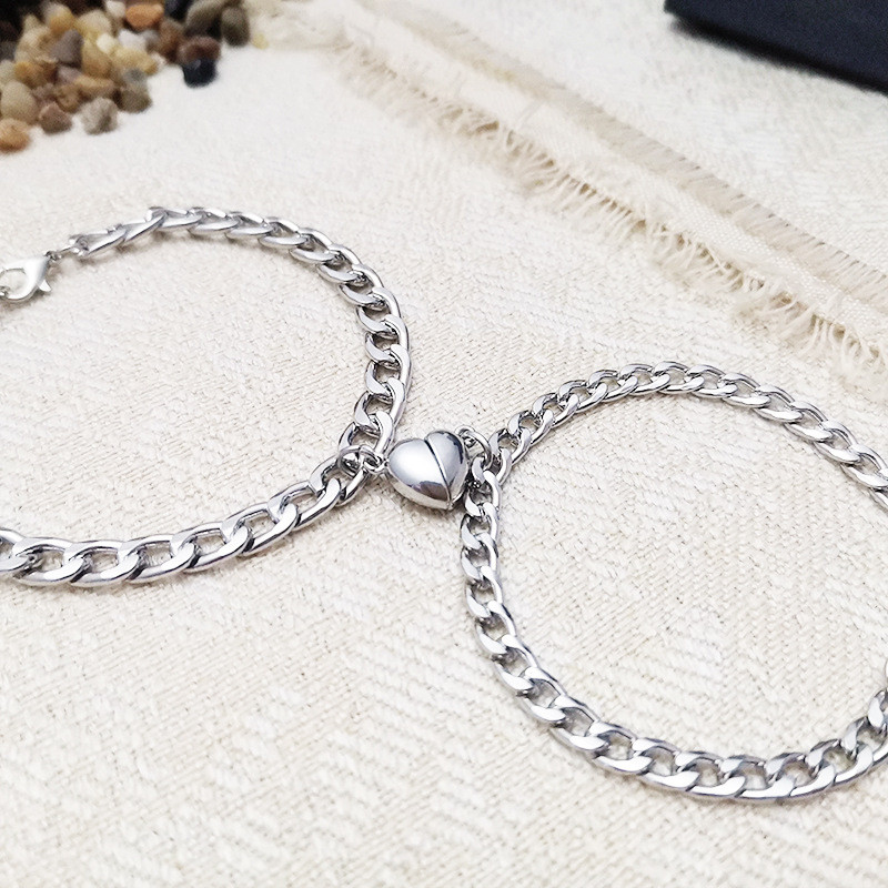 Gelang Gelang Magnet Cinta Sepasang Gelang Berbentuk Hati