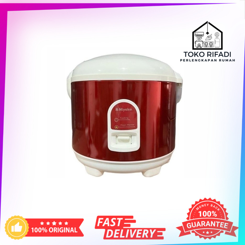 ( BISA COD ) MAGIC COM MIYAKO 1.8 LITER MCM528TS / MCM-528TS / MCM 528 TS / RICE COOKER 2 IN 1 - PEN