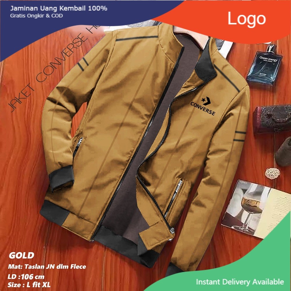 Terbaruuu   BOSS__JAKET PRIA WANITA BISA BOLAK BALIK BAHAN TASLAN TEBAL