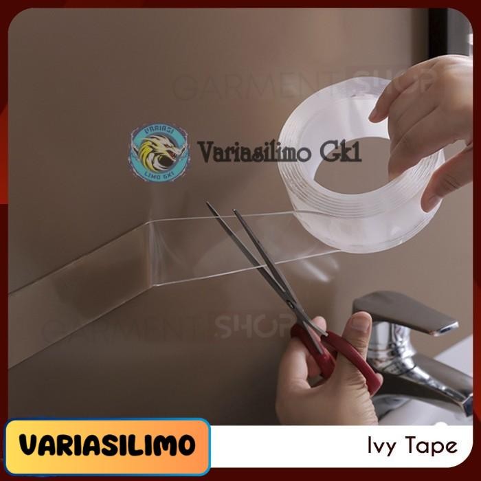 

Variasilimo | Ivy Grip Tape Reusable Double Tape Multifungsi Adhesive Nano Tape 3 M